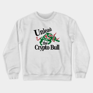 Unleash the Crypto Bull Crewneck Sweatshirt